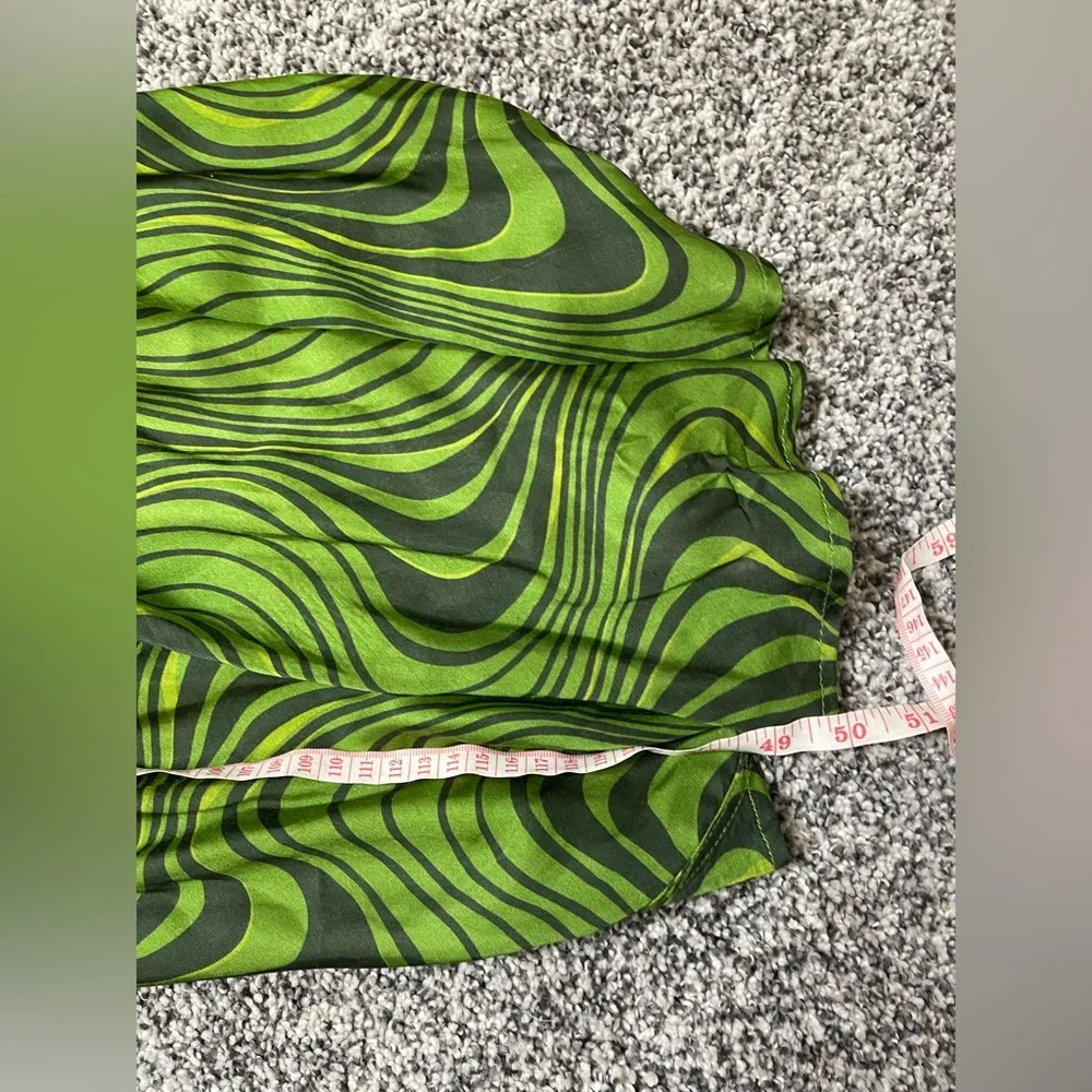 Zara Women’s printed midi Slip dress size small Grunge Abstract Blogger Hot - Picture 11 of 12